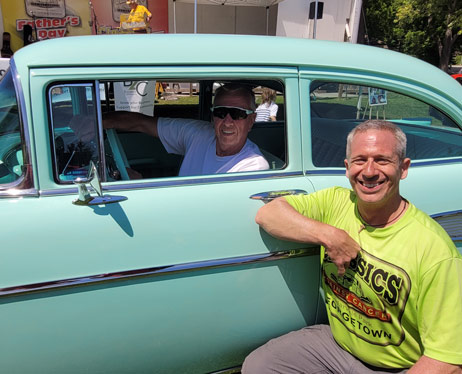 Al Broughton	- 1957 Chevrolet 210 - Peoples Choice and Best in Show 2024 with Chris Crane of Classics Against Cancer