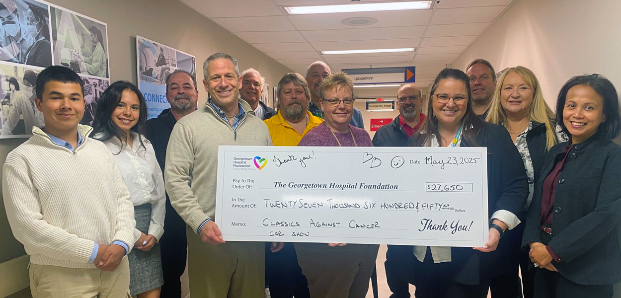 Classics Against Cancer Donation to Georgetown Hospital Foundation