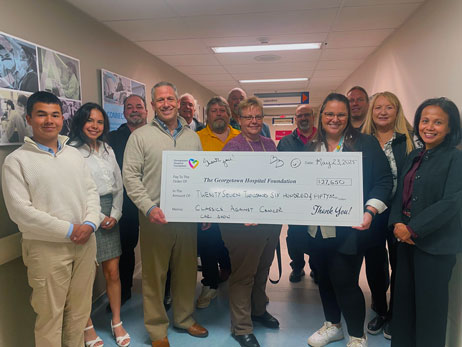Classics Against Cancer Donation to Georgetown Hospital Foundation